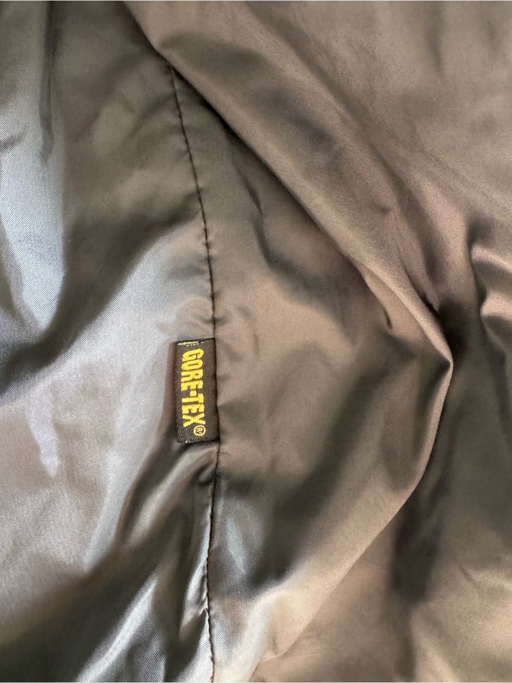 L.L. Bean Hooded Rain Jacket Gray Waterproof Windbreaker Men’s Large - Picture 5 of 14
